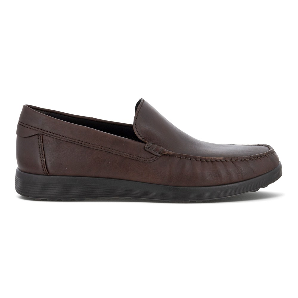 ECCO Mens Moccasins Brown - S Lite Moc - CGD-308416